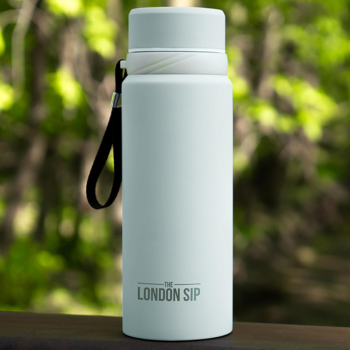 London Sip Tea Infuser Bottle – Pearl White – 25 oz