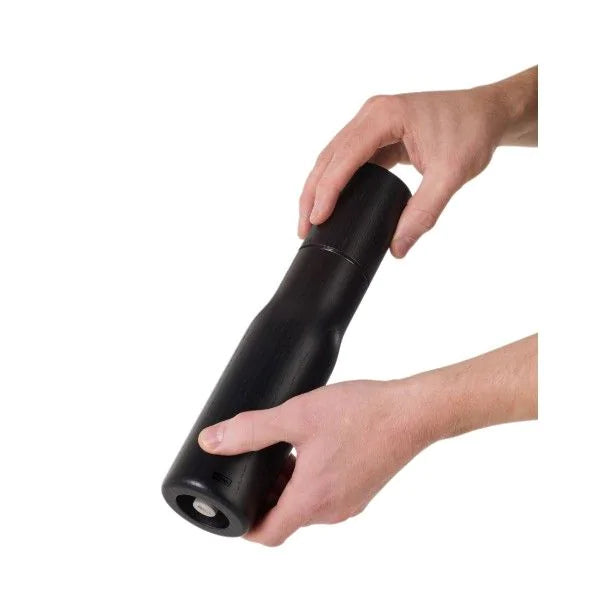 AdHoc LEVO Salt / Pepper Mill – Black Ash Wood – 5.9" / 15 cm
