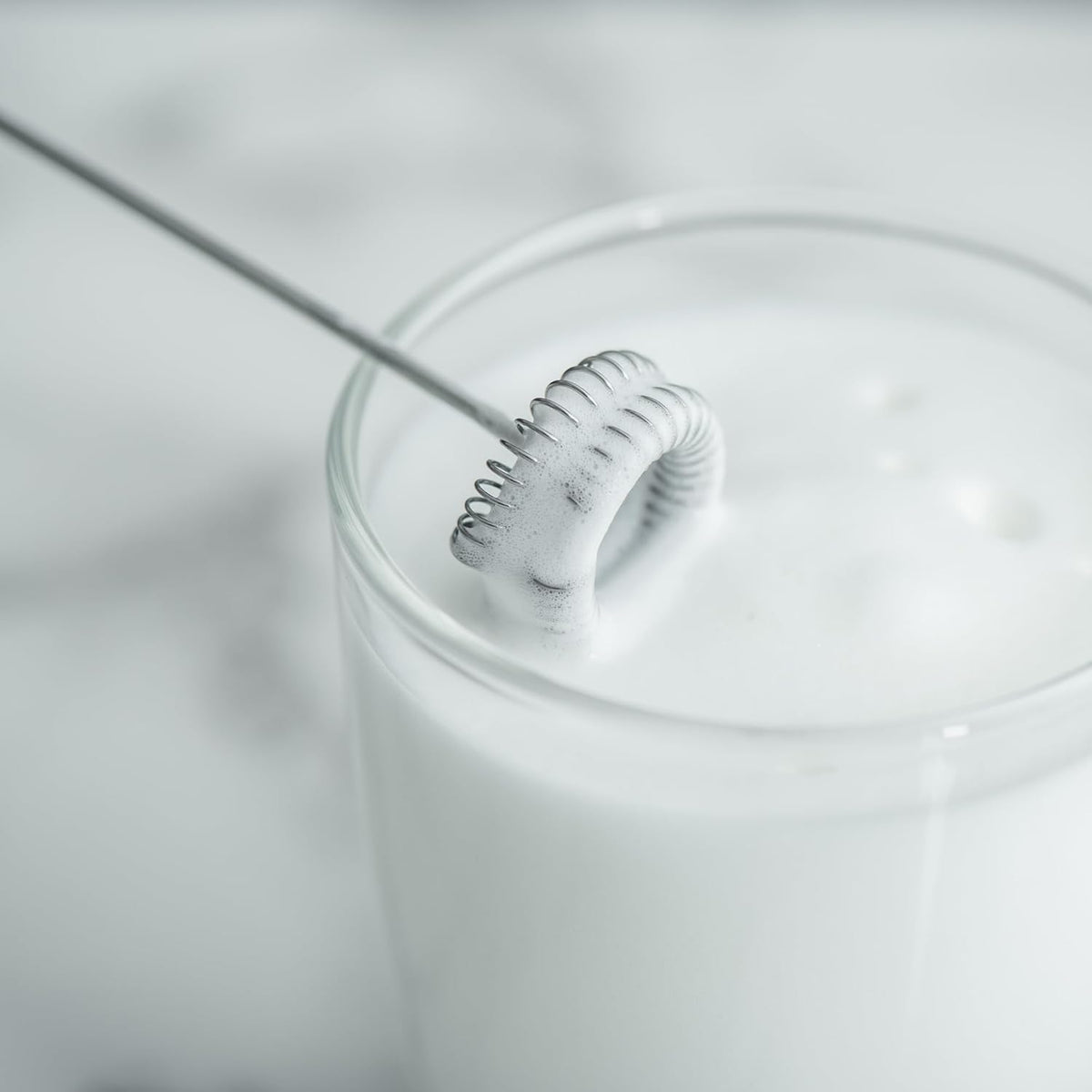 Fox Run Rechargeable Milk Frother, White