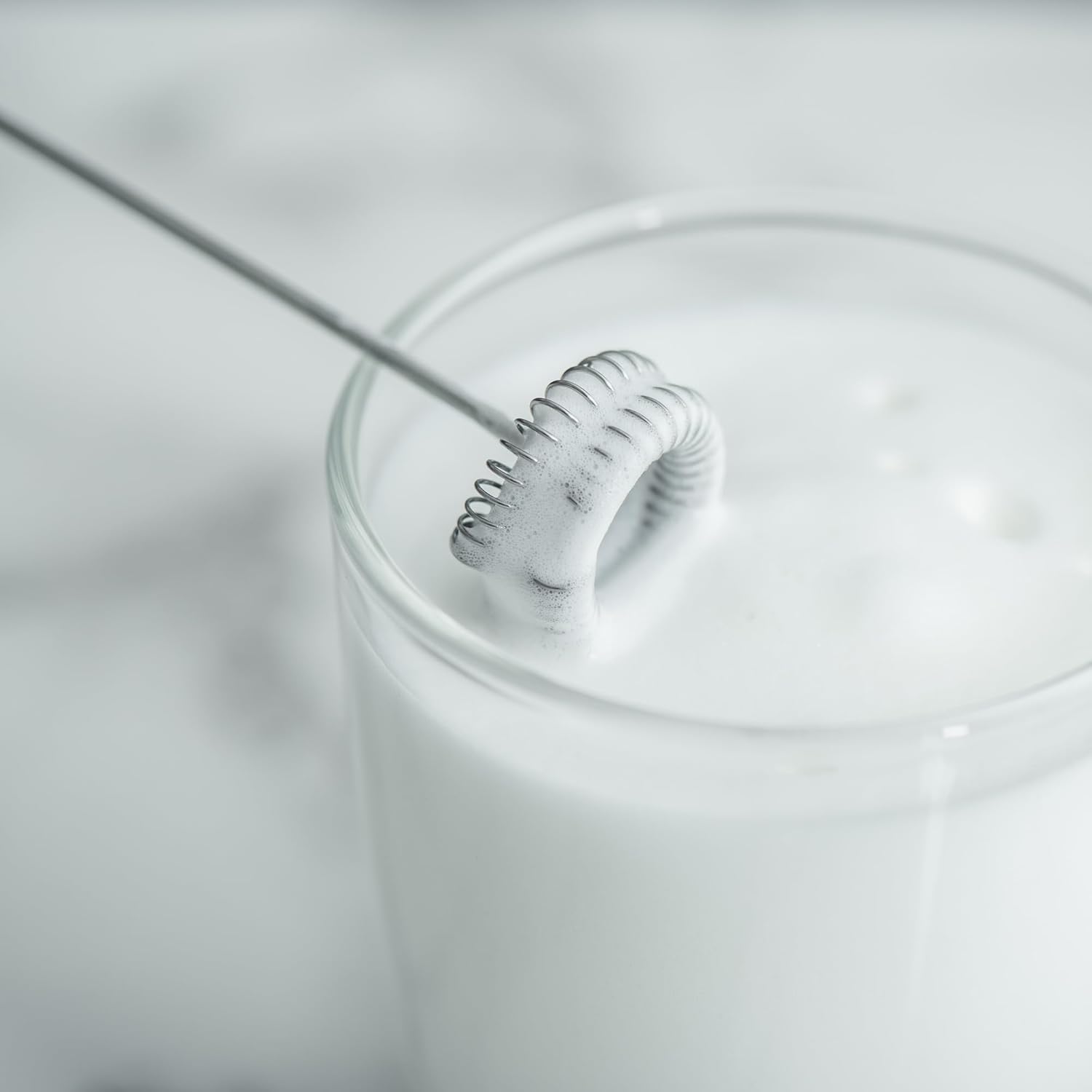 Fox Run Rechargeable Milk Frother, White
