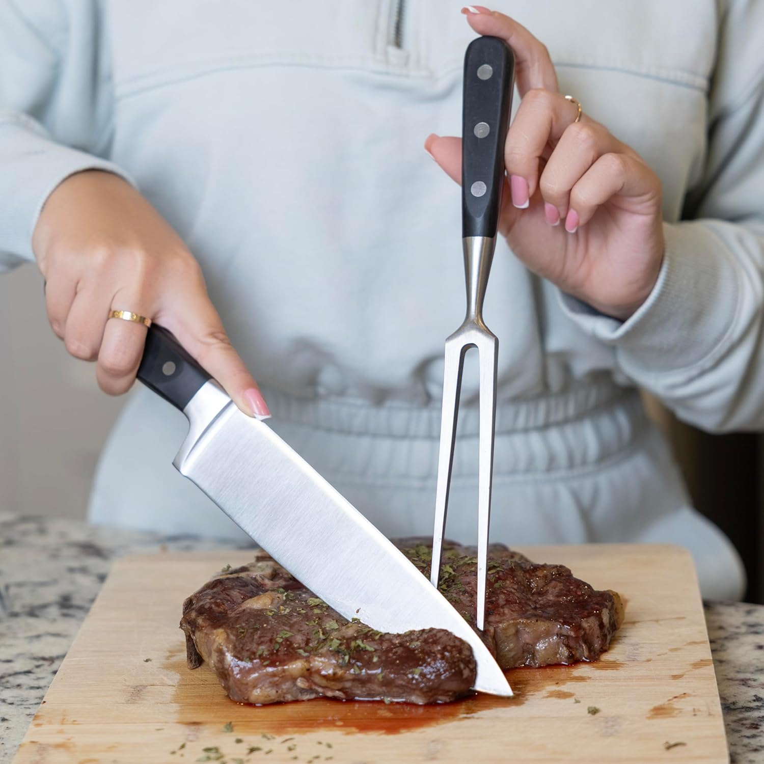 Outset Stainless Steel Carving Set