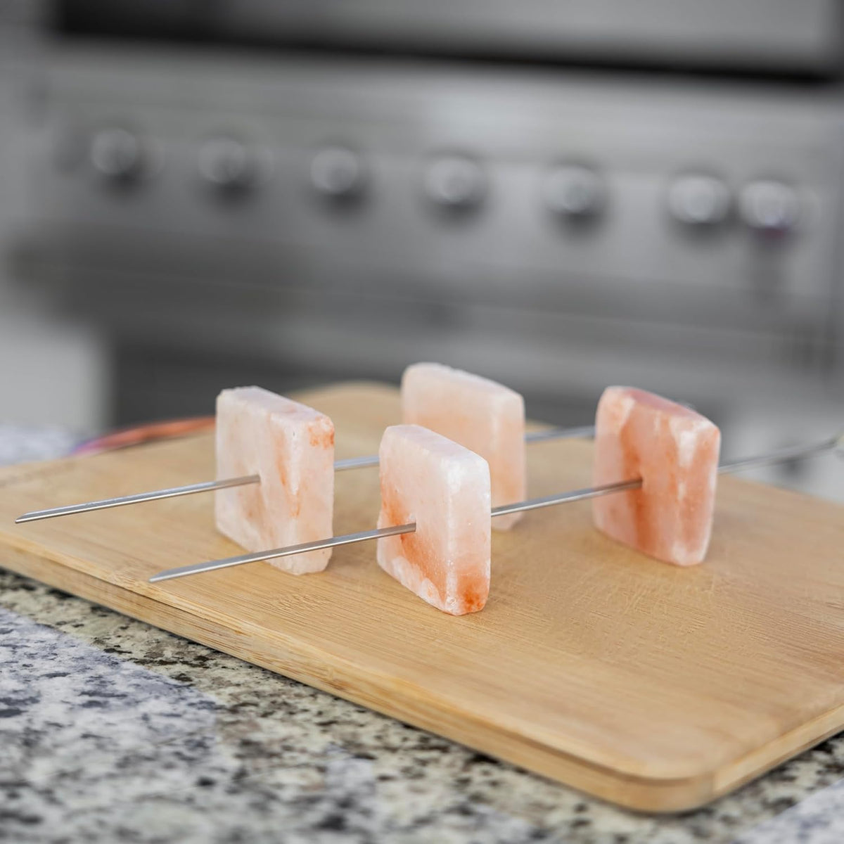Outset Himalayan Salt Cube Skewers Set