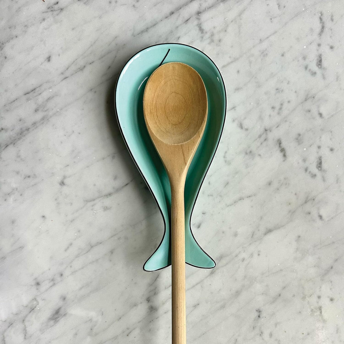 Fox Run Whale Ceramic Spoon Rest