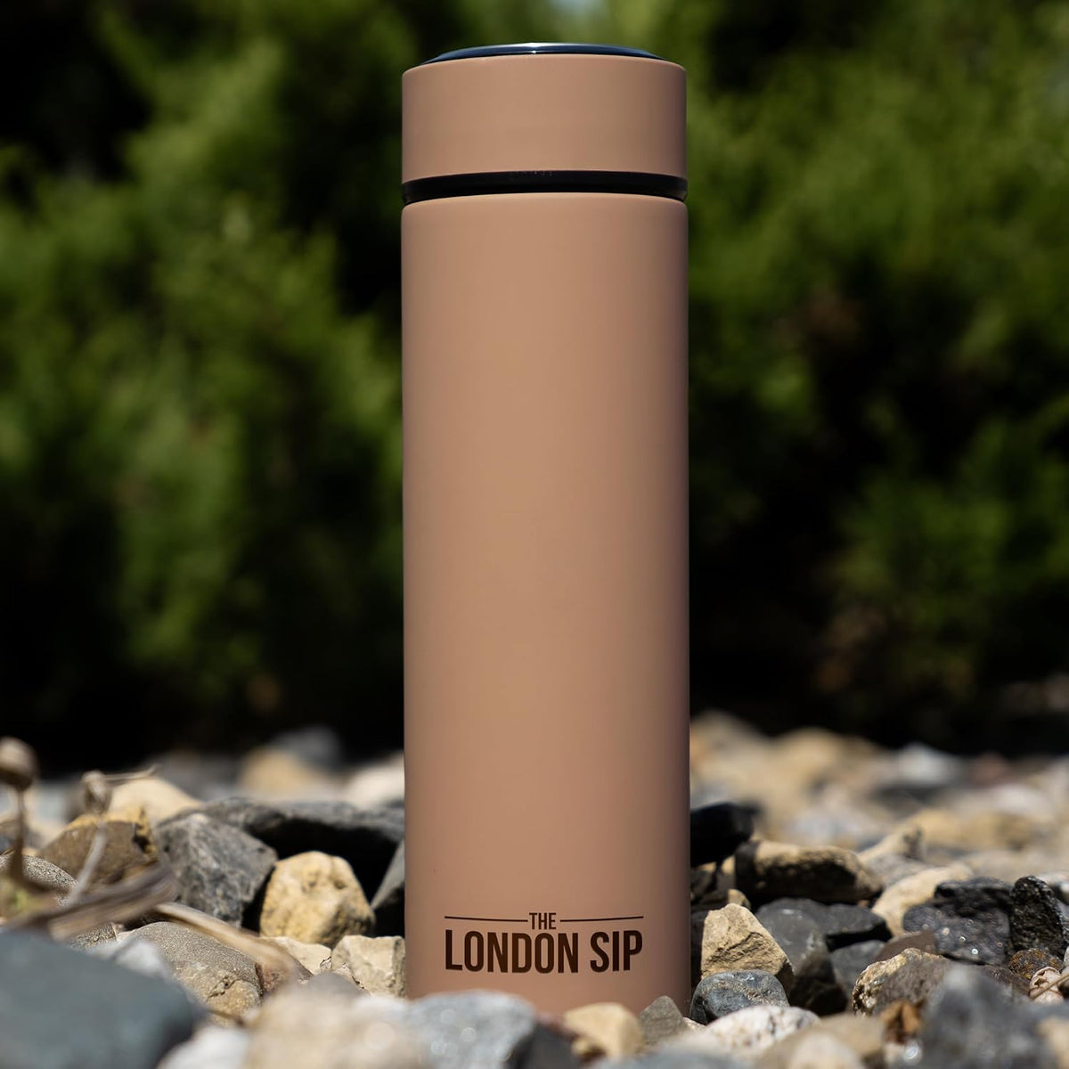 London Sip Tea Infuser Bottle – Mocha Brown – 16 oz