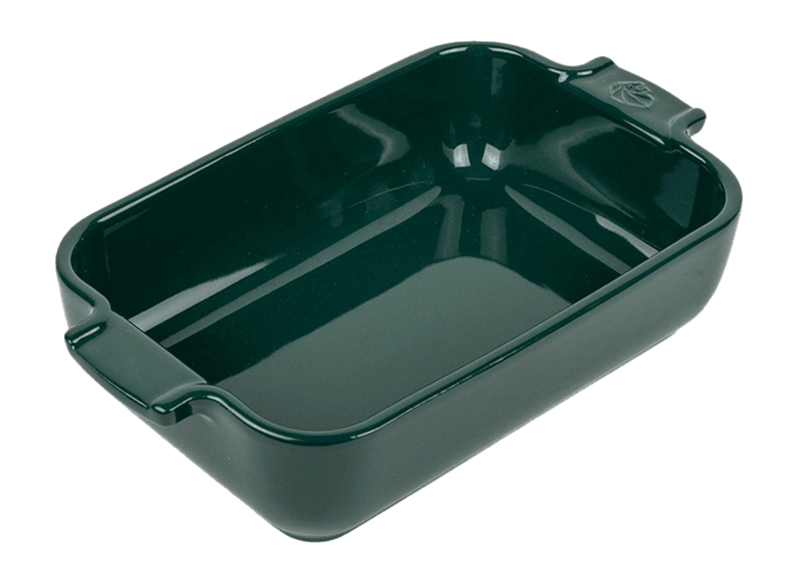 Peugeot Ceramic Baking Dish – Rectangular – Forest Green – 22 cm