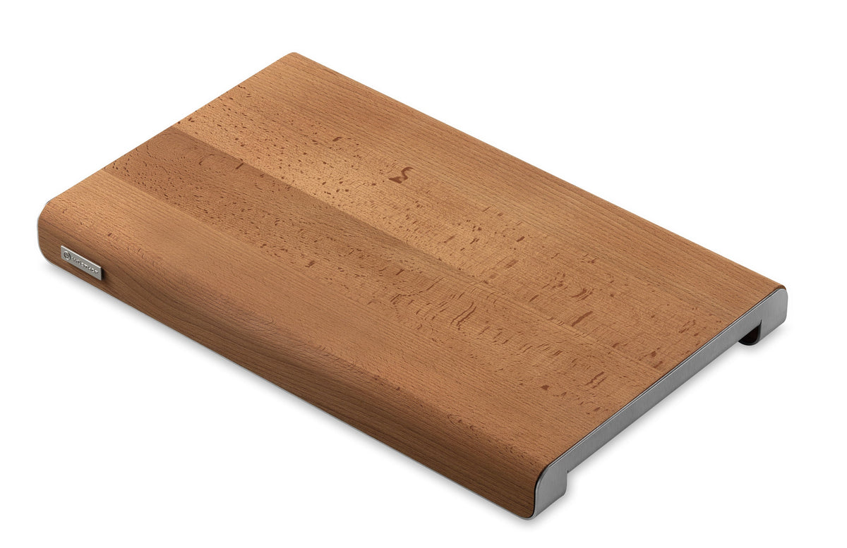 Wüsthof Thermo Wood Cutting Board with Stainless Trim – 40 × 25 × 4 cm by Kitchen Niche