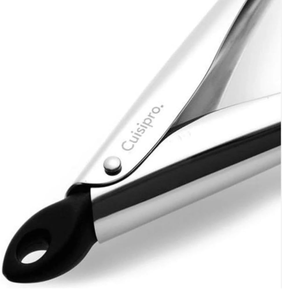 Cuisipro Tempo Locking Tongs – Stainless Steel, 9.5" / 25 cm Cuisipro by Kitchen Niche