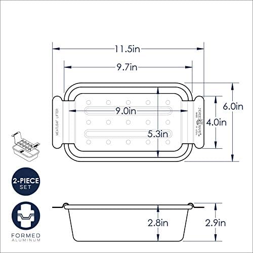 Nordic Ware Meat Loaf Pan with Lifting Trivet
