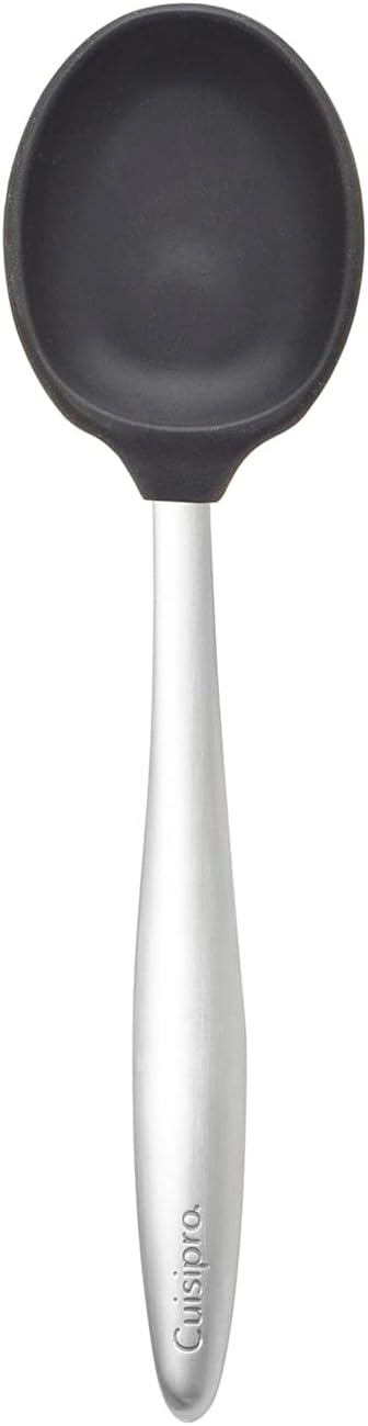 Cuisipro Piccolo Spoon – 8" / 20 cm – Silicone Black Cuisipro by Kitchen Niche