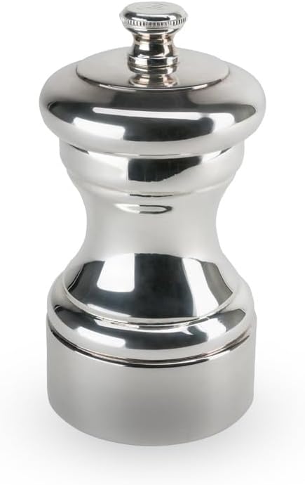 Peugeot Mignonnette Silver Plated Pepper Mill – 10 cm
