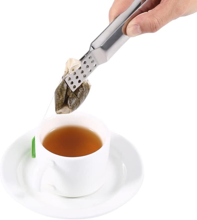Cuisinox Stainless Steel Tea Bag Tongs – 13cm by Kitchen Niche