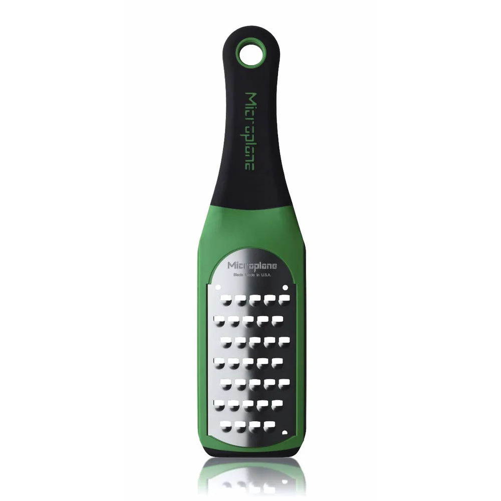 Microplane Artisan Series Extra Coarse Grater – Green by Kitchen Niche