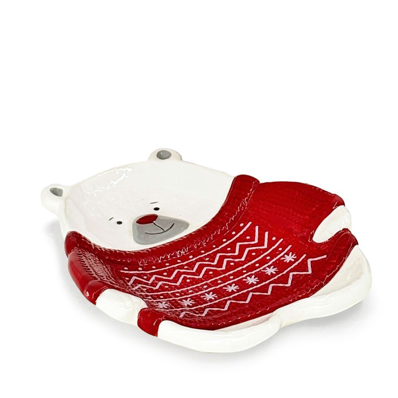 BIA Polar Bear Sweater Serving Plate