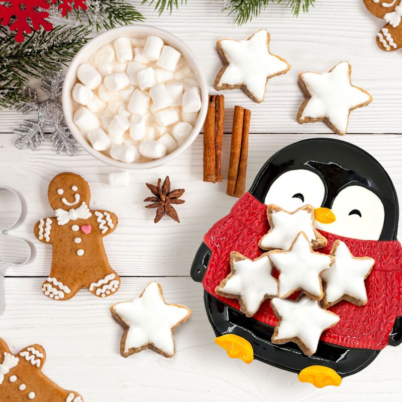 BIA Penguin Sweater Serving Plate