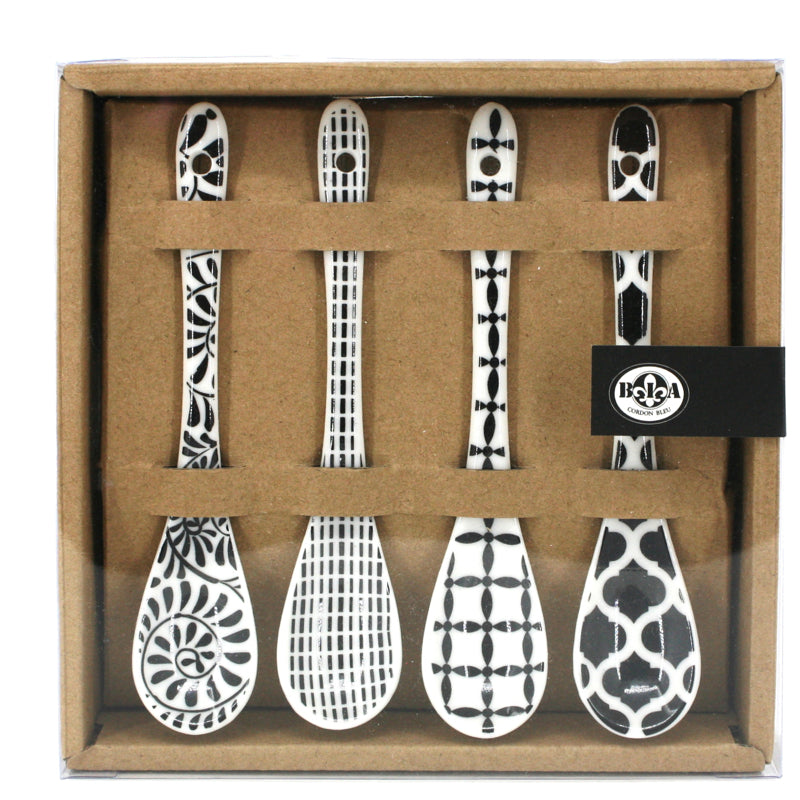 BIA Cordon Bleu Set of 4 Ceramic Condiment Spoons