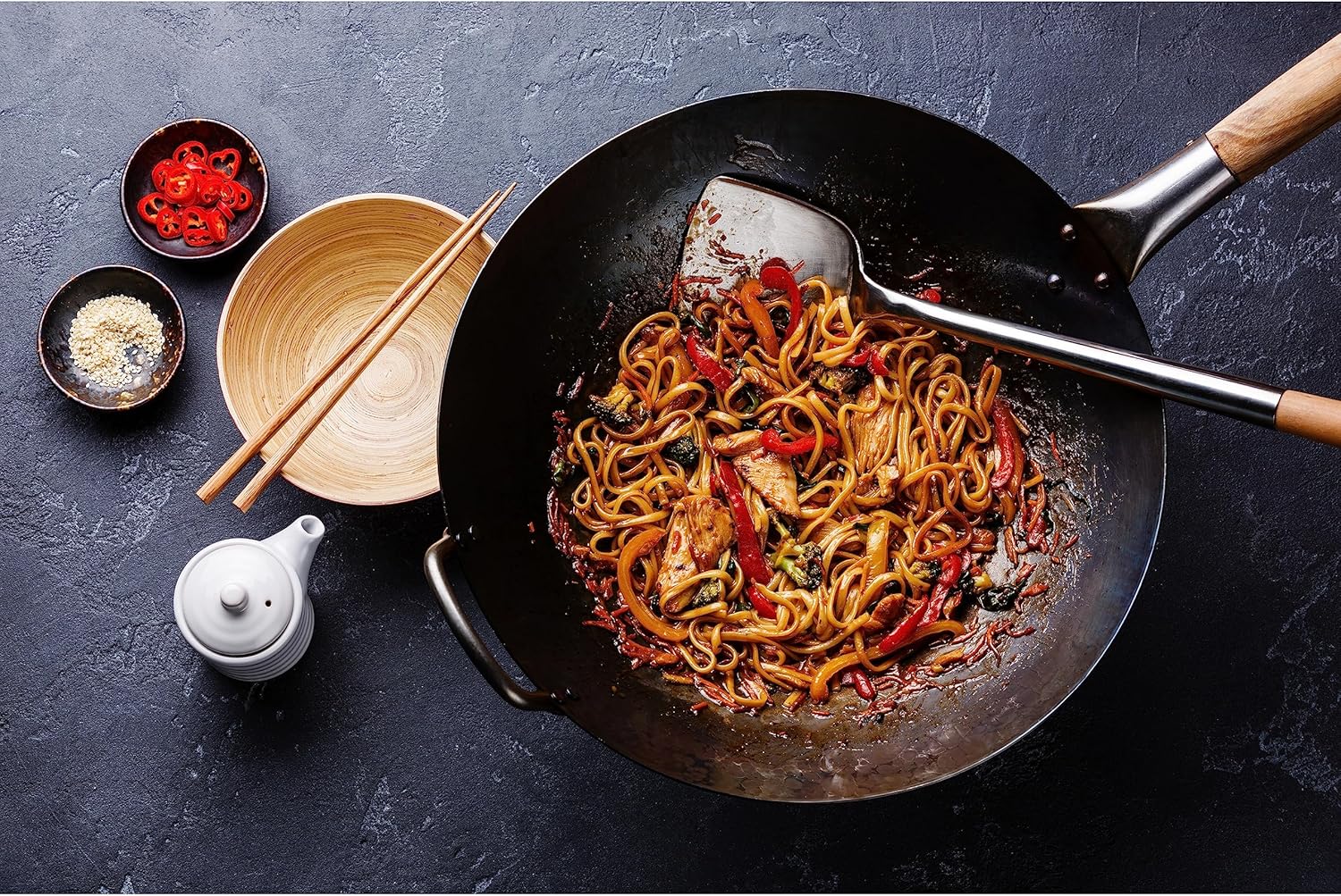 Fox Run Chuan and Hoak Wok Utensil Set