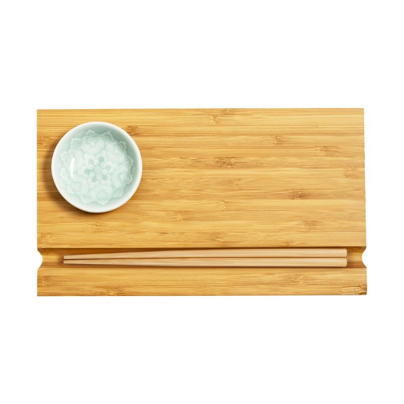 Joyce Chen Burnished Bamboo Sushi Board Set Joyce Chen by Kitchen Niche