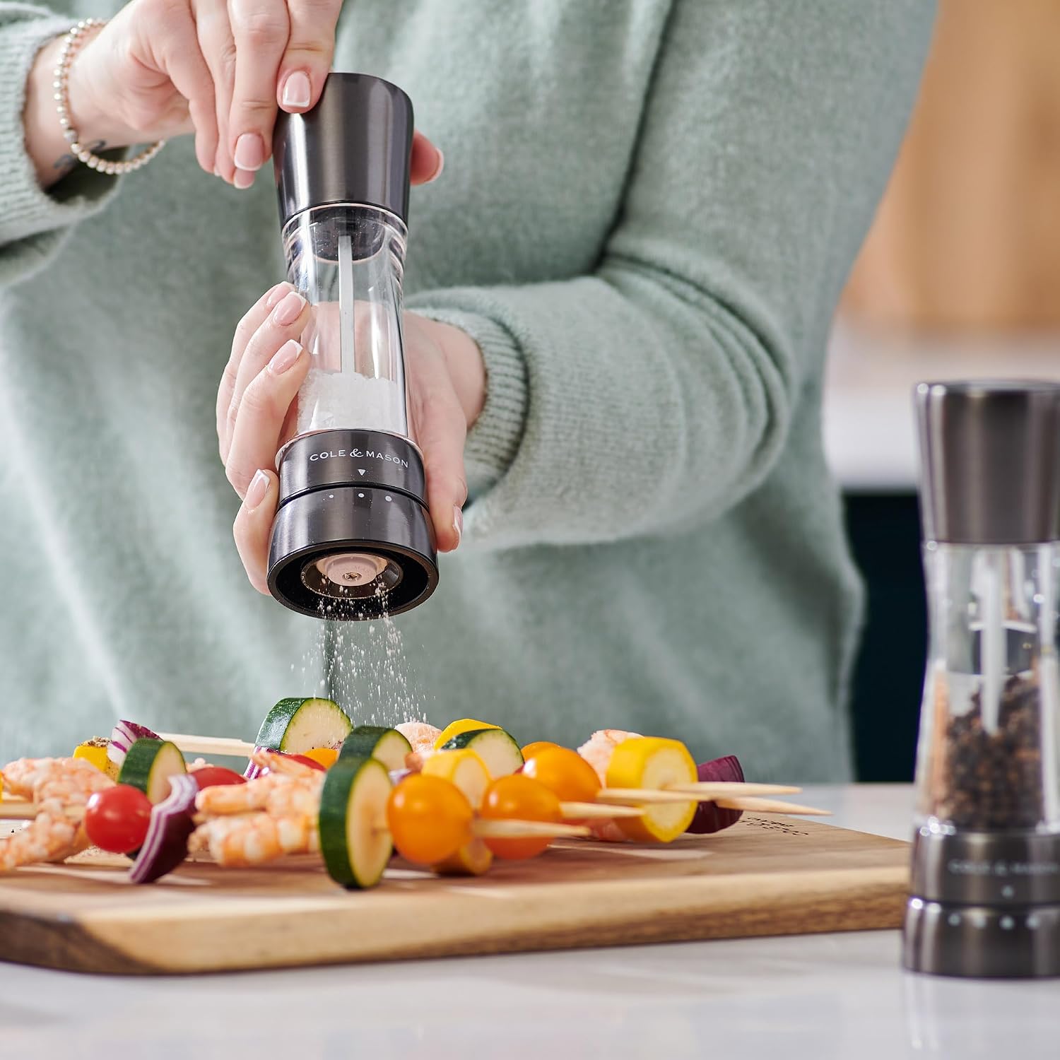 Cole & Mason Derwent Salt & Pepper Mill Gift Set – Iron Grey