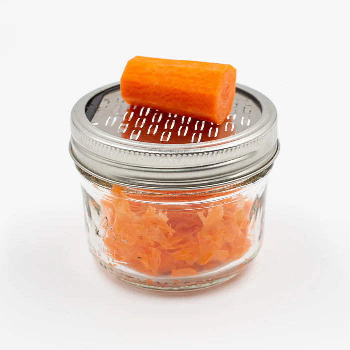 Microplane Jar Lid Etched Grater Set – Fine / Ribbon by Kitchen Niche