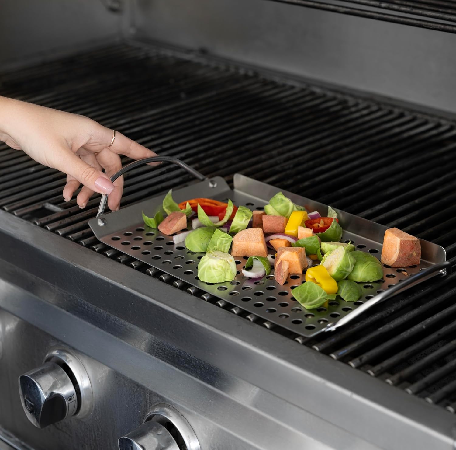 Outset Stainless Steel Grill Grid Set of 2