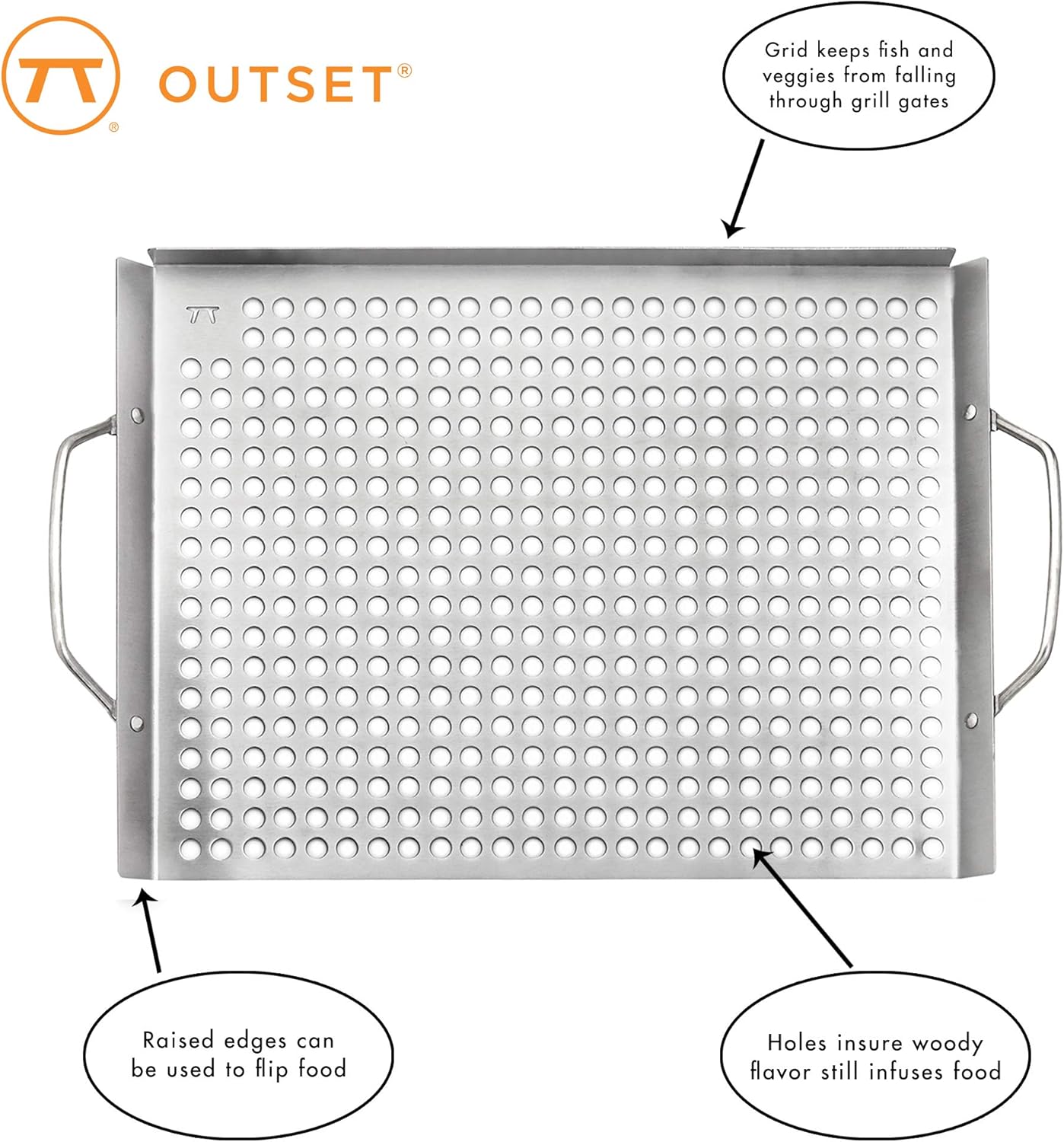 Outset Stainless Steel Grill Grid 11" x 17"