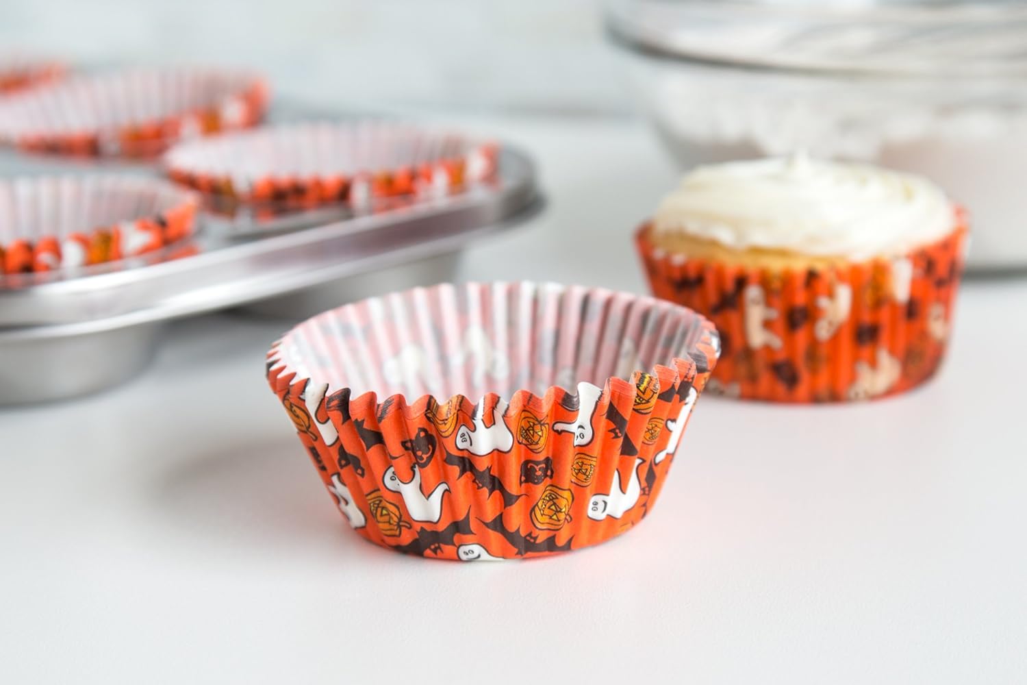 Fox Run Halloween Bake Cups - 50 Pack