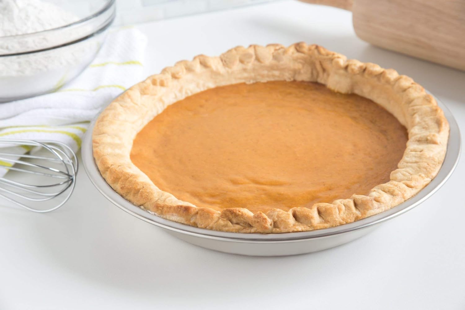 Fox Run Stainless Steel Pie Pan 9"