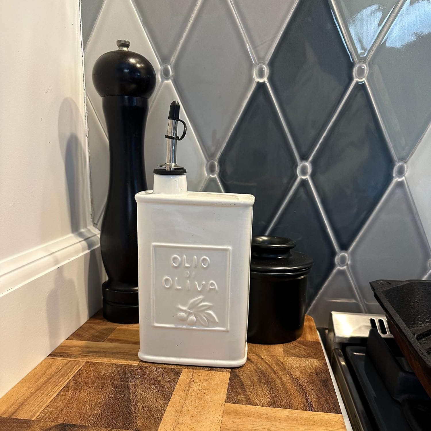 Fox Run Ceramic Olive Oil Can