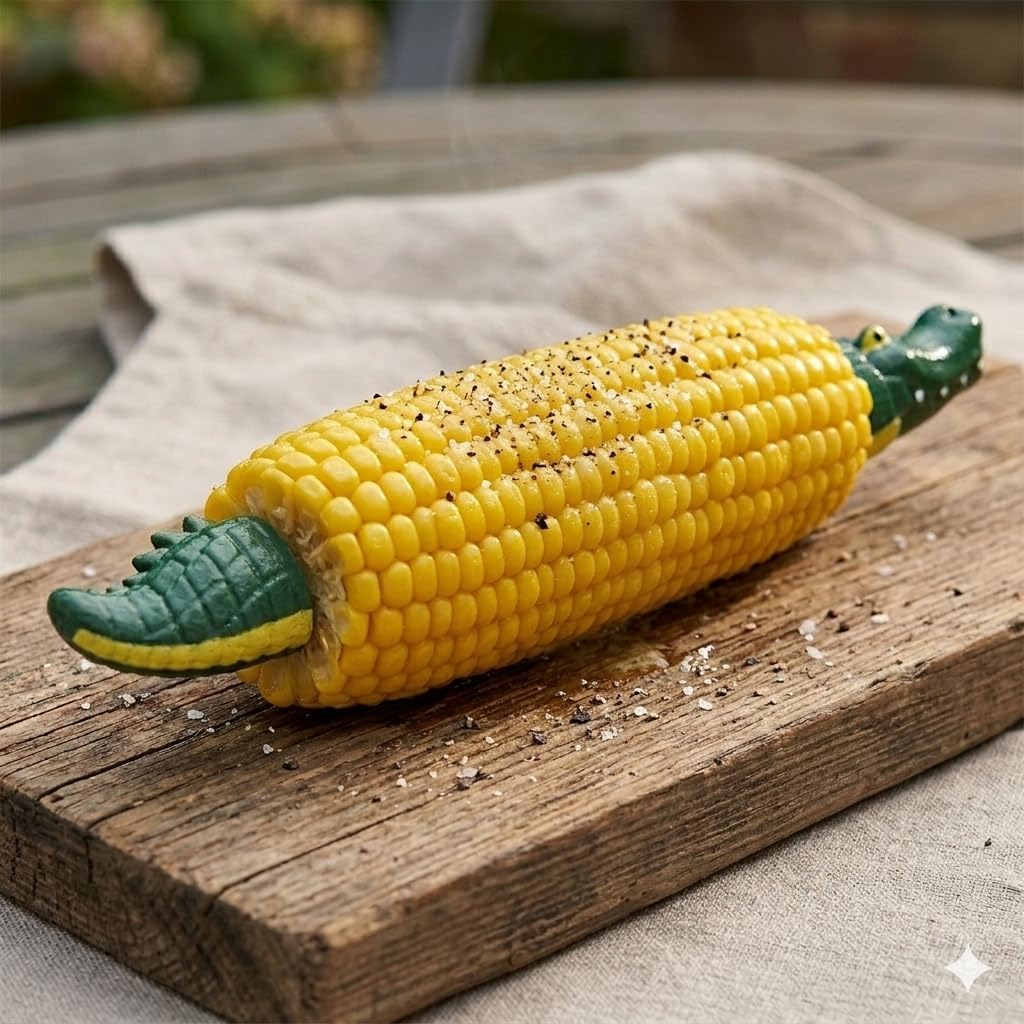 Outset Crocodile Corn Holders Set of 8