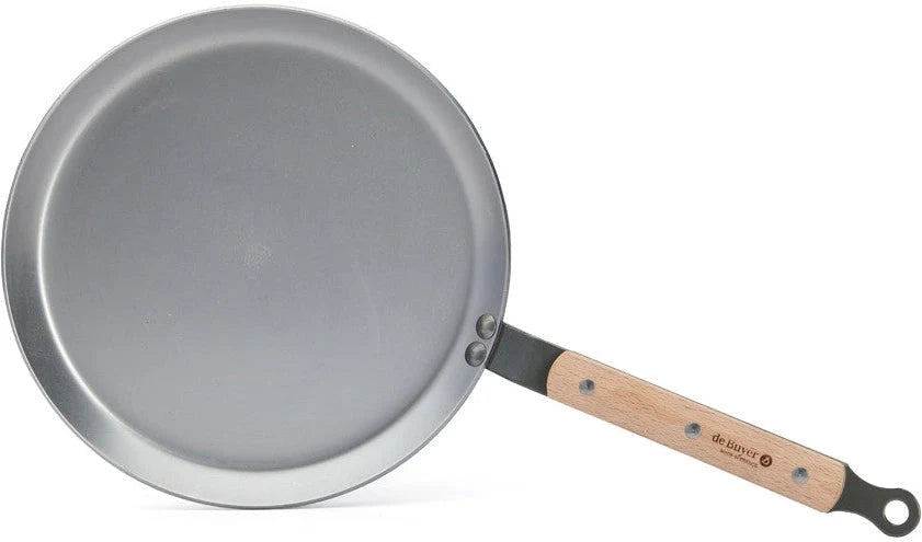 De Buyer Mineral B Bois Crepe Pan – 24 cm