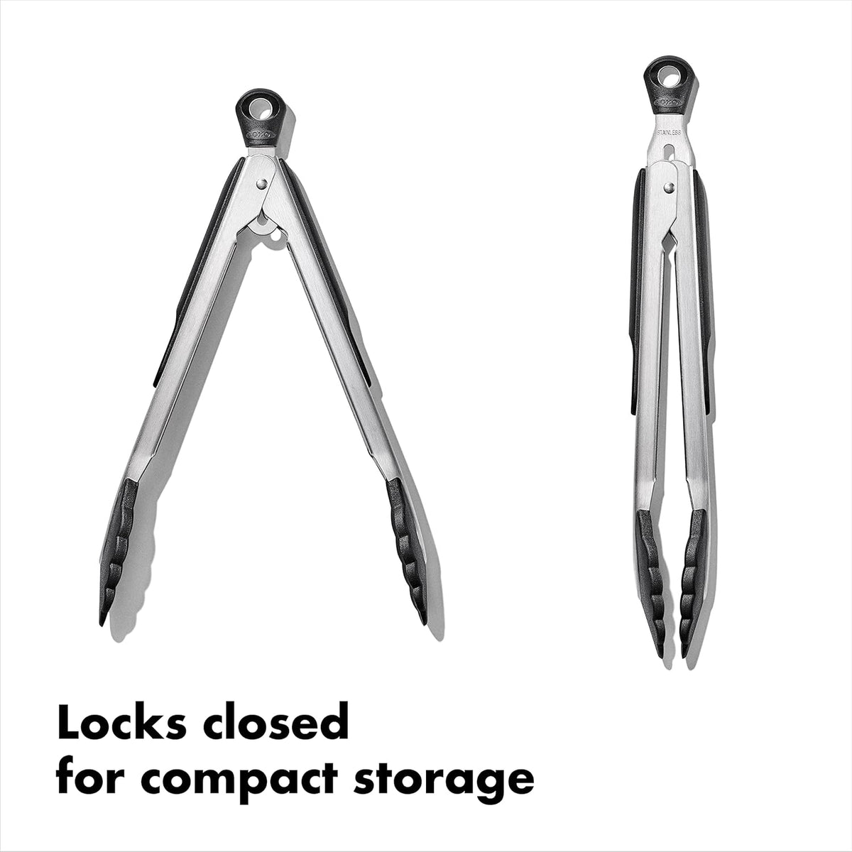 Oxo Good Grips Non-Stick Locking Tongs Set