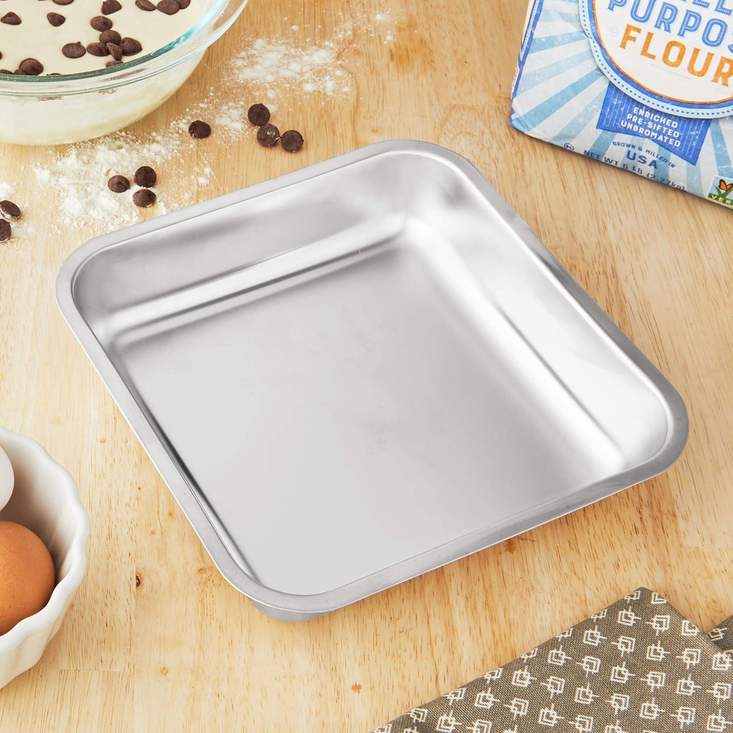 Fox Run Stainless Steel Square Cake Pan