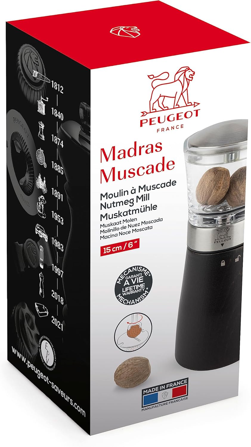 Peugeot Madras Nutmeg Mill – 15 cm