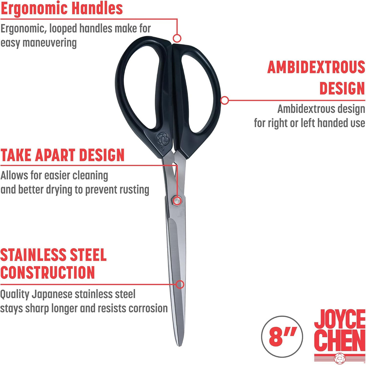 Joyce Chen Deluxe Unlimited Kitchen Scissors – Dark Navy