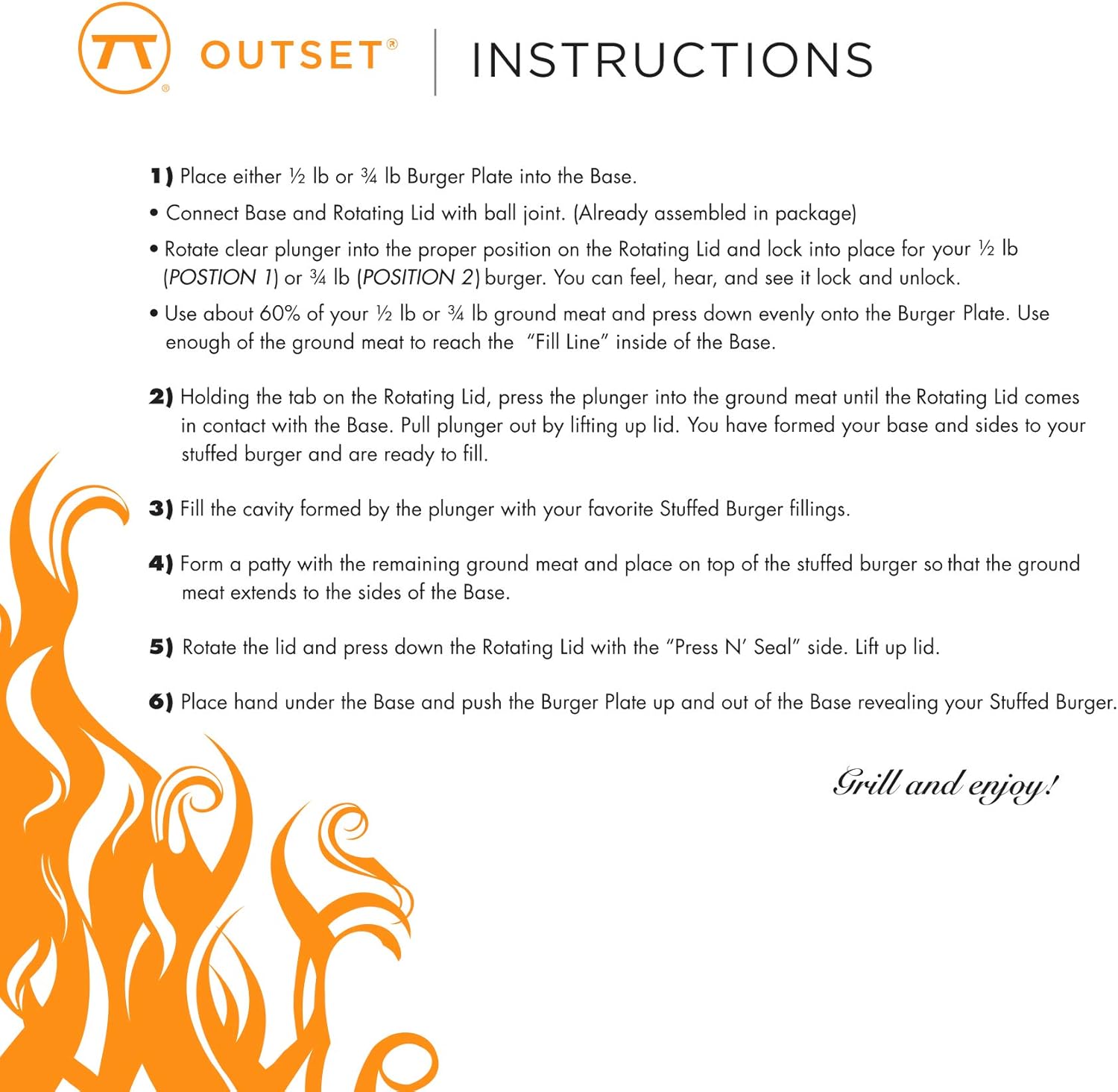 Outset Burger Stuffer