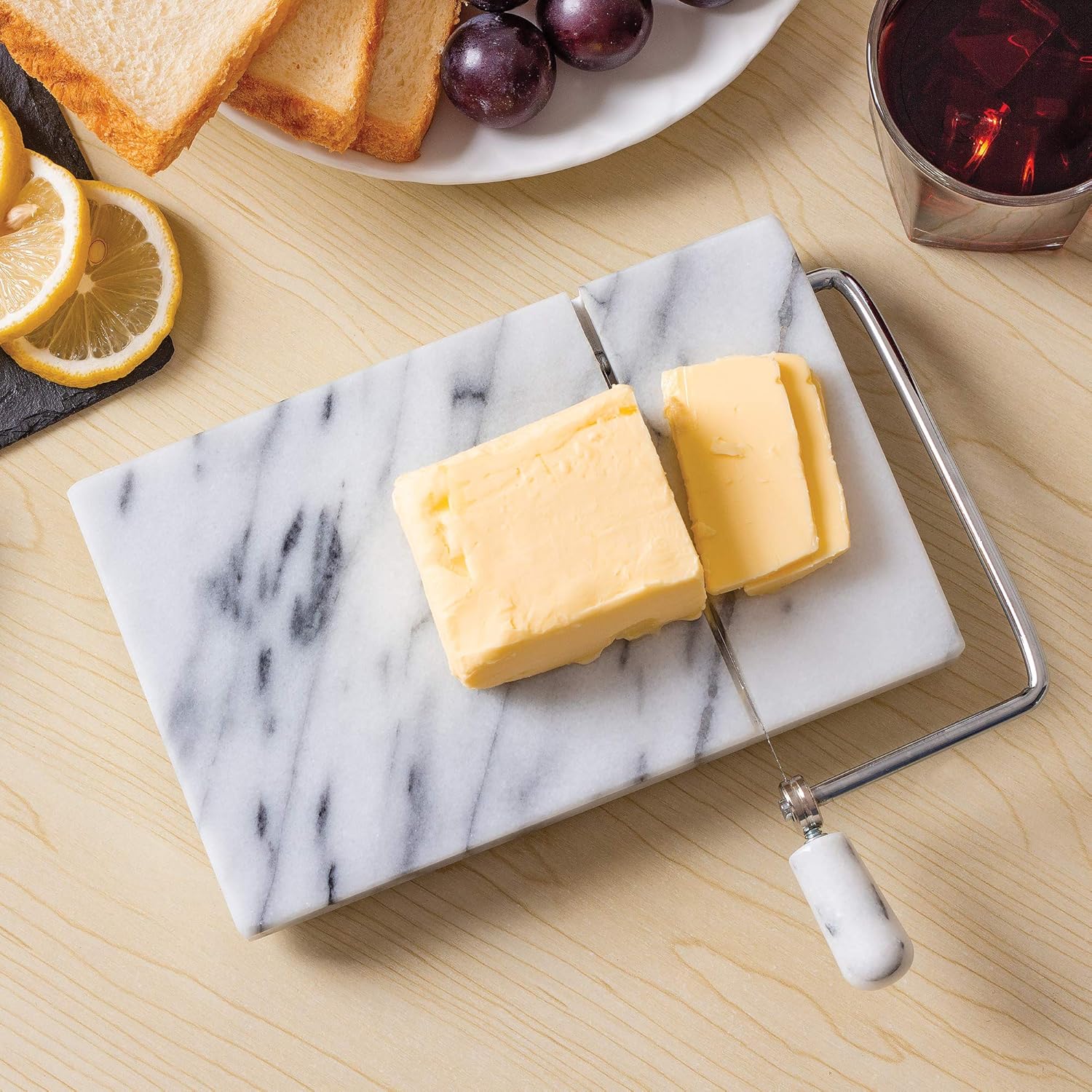 Fox Run White Marble Cheese Slicer