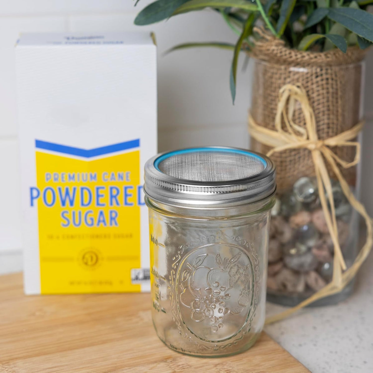 Jarware Sifter and Dispenser Lid Set