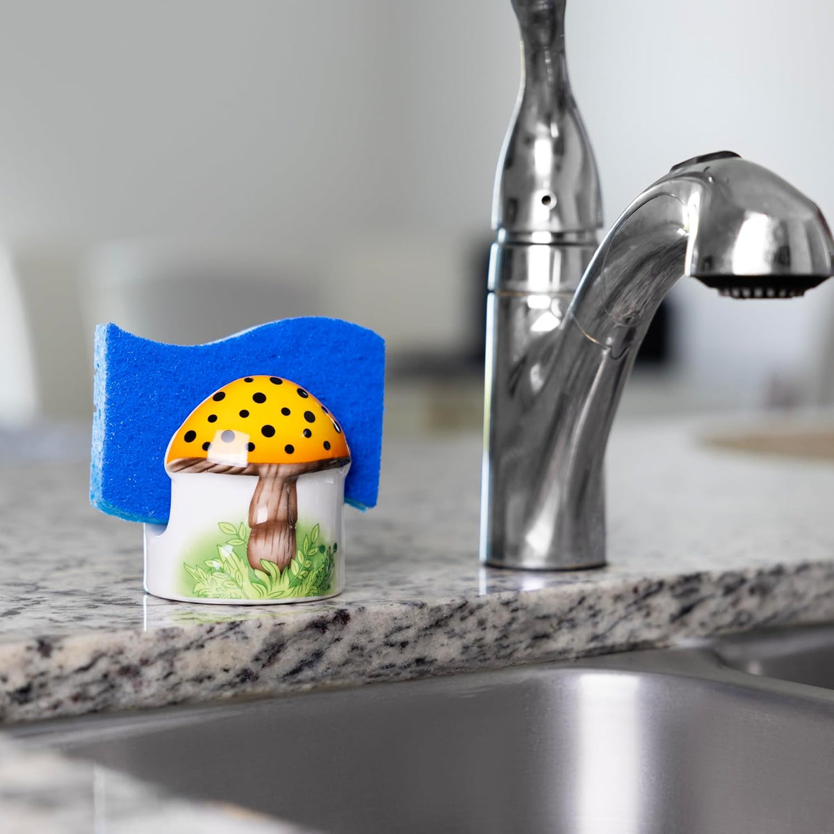 Fox Run Mushroom Sponge Holder