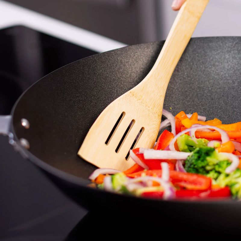 Joyce Chen Burnished Bamboo Slotted Spatula 13" Joyce Chen by Kitchen Niche