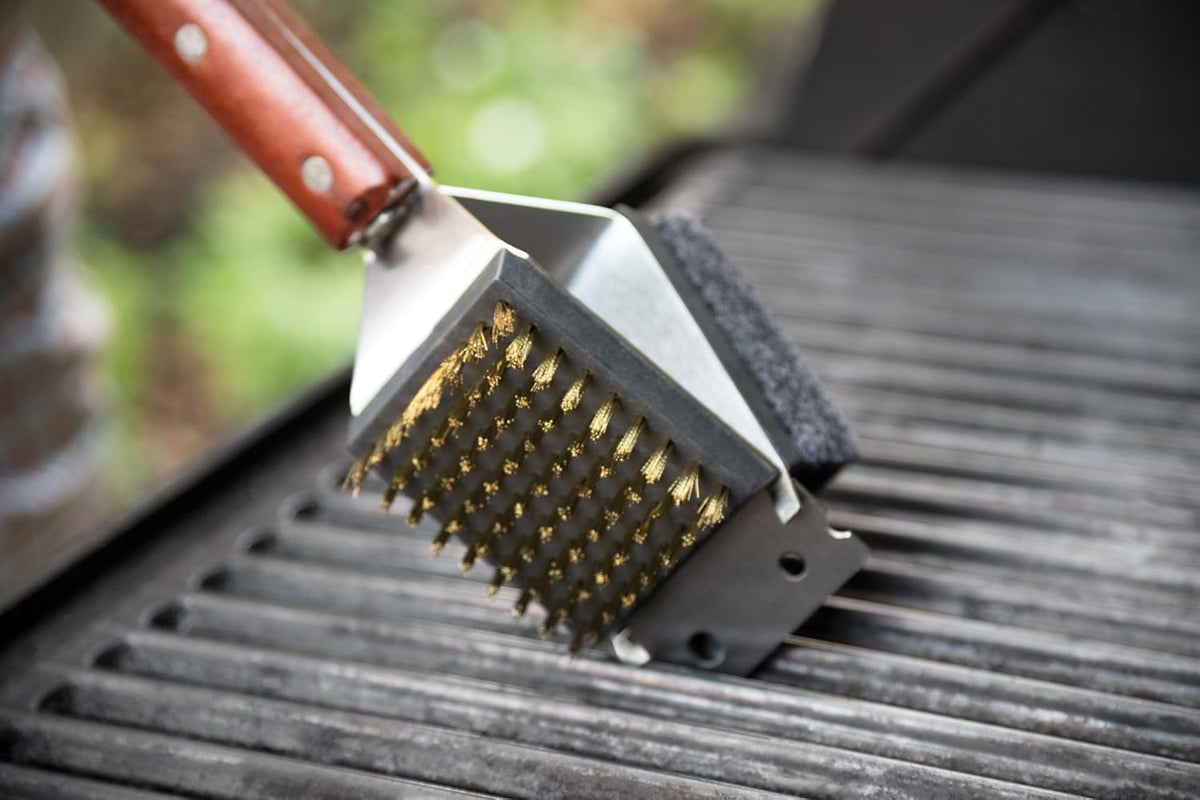 Outset Rosewood 3 in 1 Grill Brush