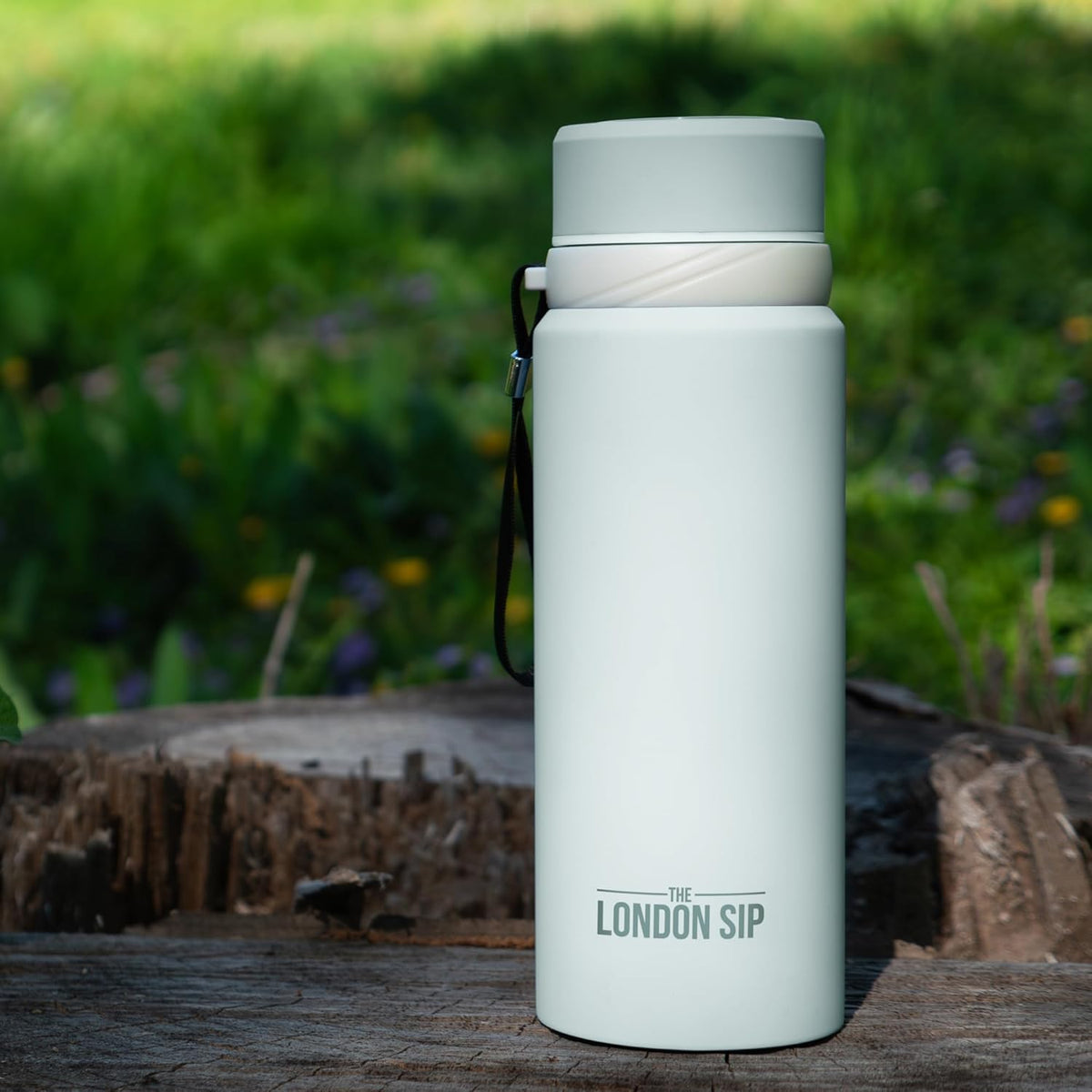 London Sip Tea Infuser Bottle – Pearl White – 25 oz