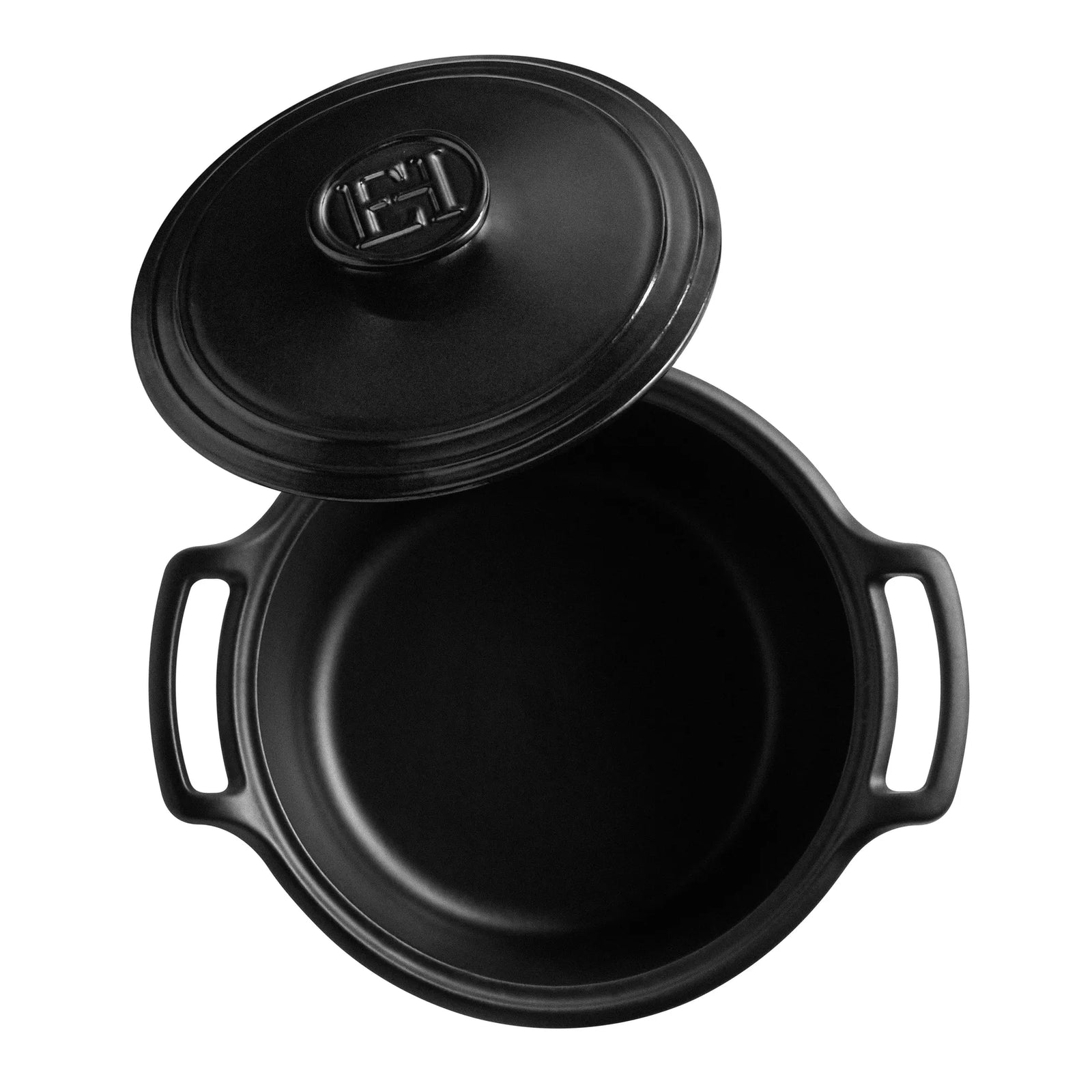 Emile Henry Sublime+ Round Casserole – Slate – 3 L