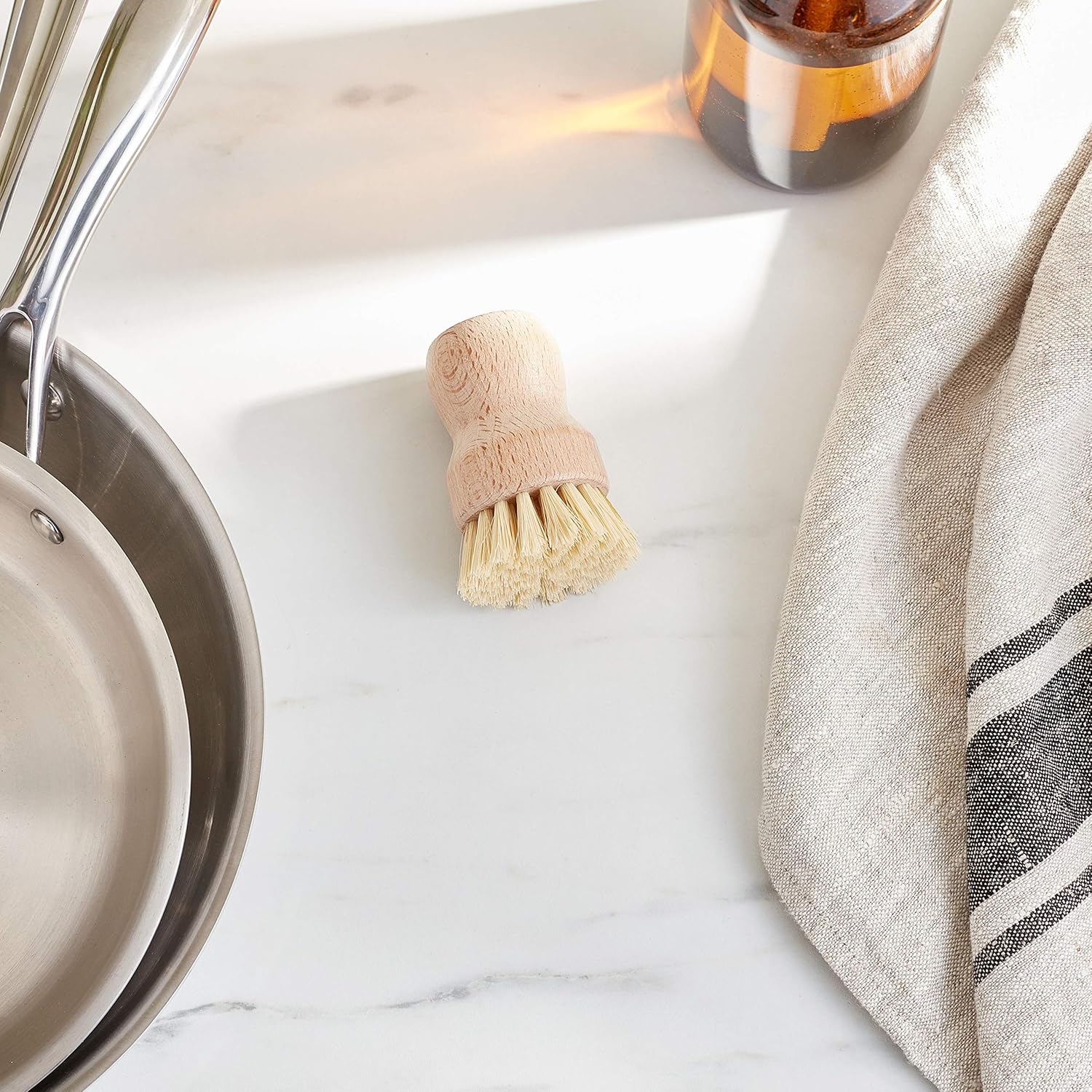 Fox Run Natural Small Dish Brush, 3 Inch