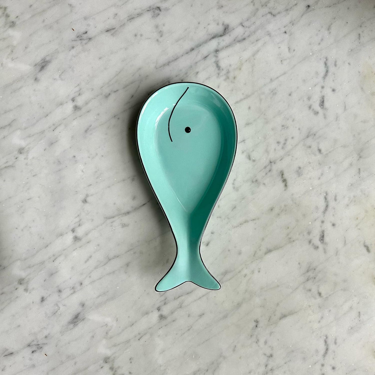Fox Run Whale Ceramic Spoon Rest