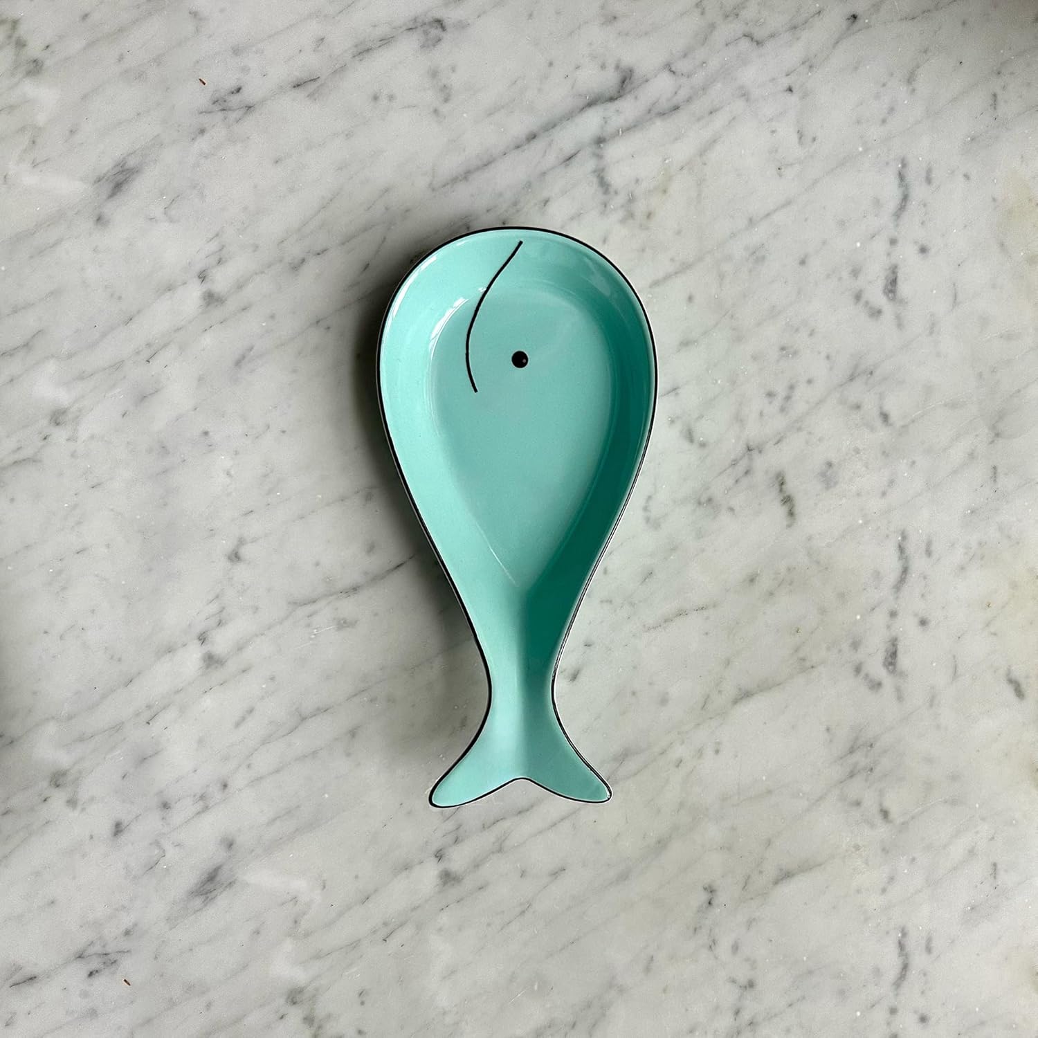 Fox Run Whale Ceramic Spoon Rest