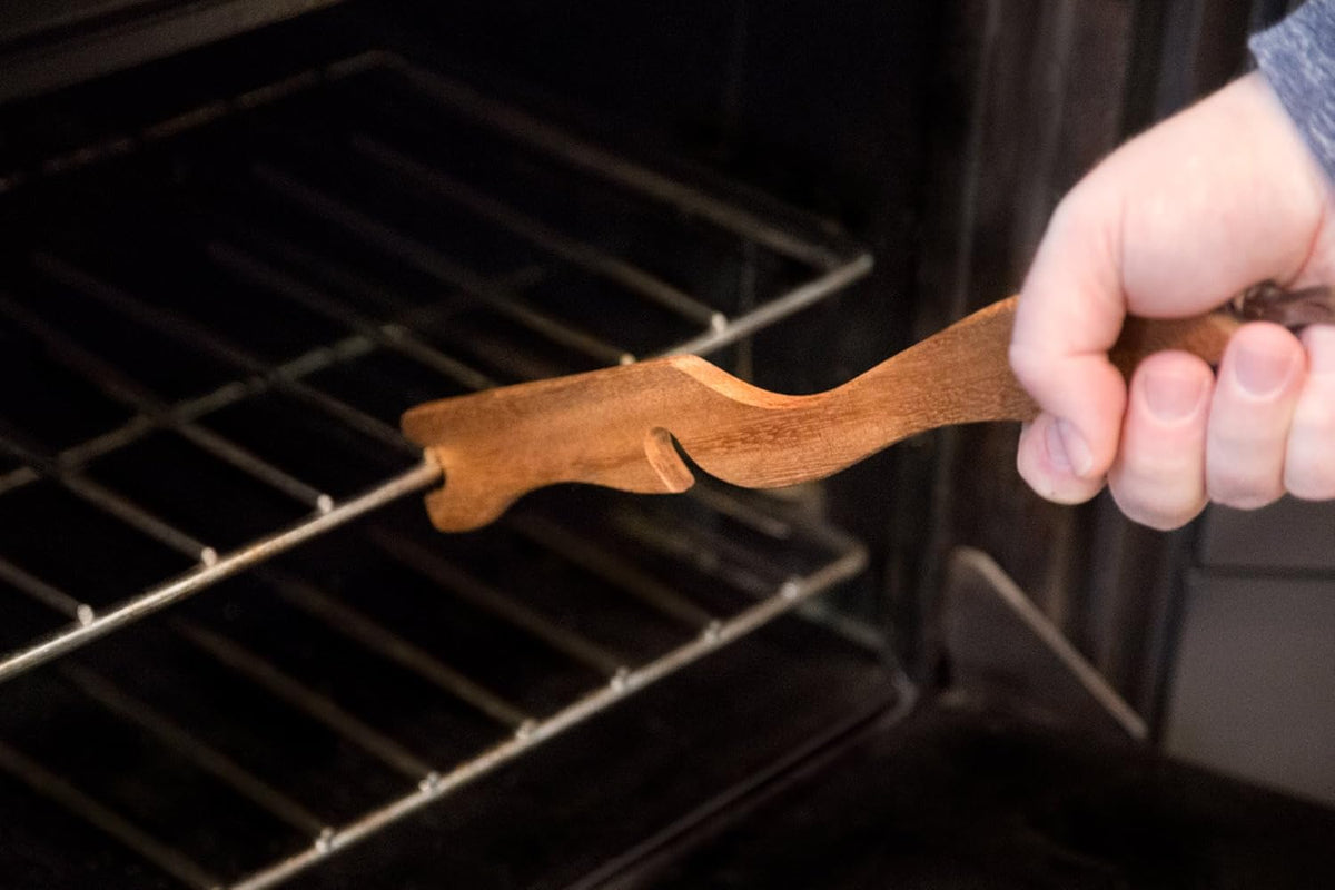 Ironwood Acacia Wood Oven Rack Push Pull Tool