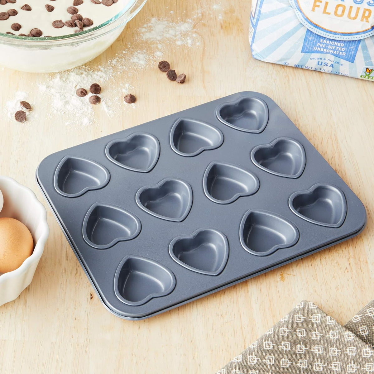 Fox Run Heart Mini Muffin Pan