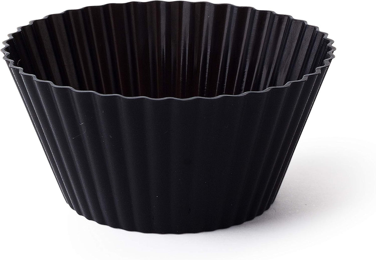 Bakelicious Black & White Silicone Baking Cups Set of 12