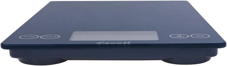 Escali Arti Digital Glass Kitchen Scale Blue Mirage