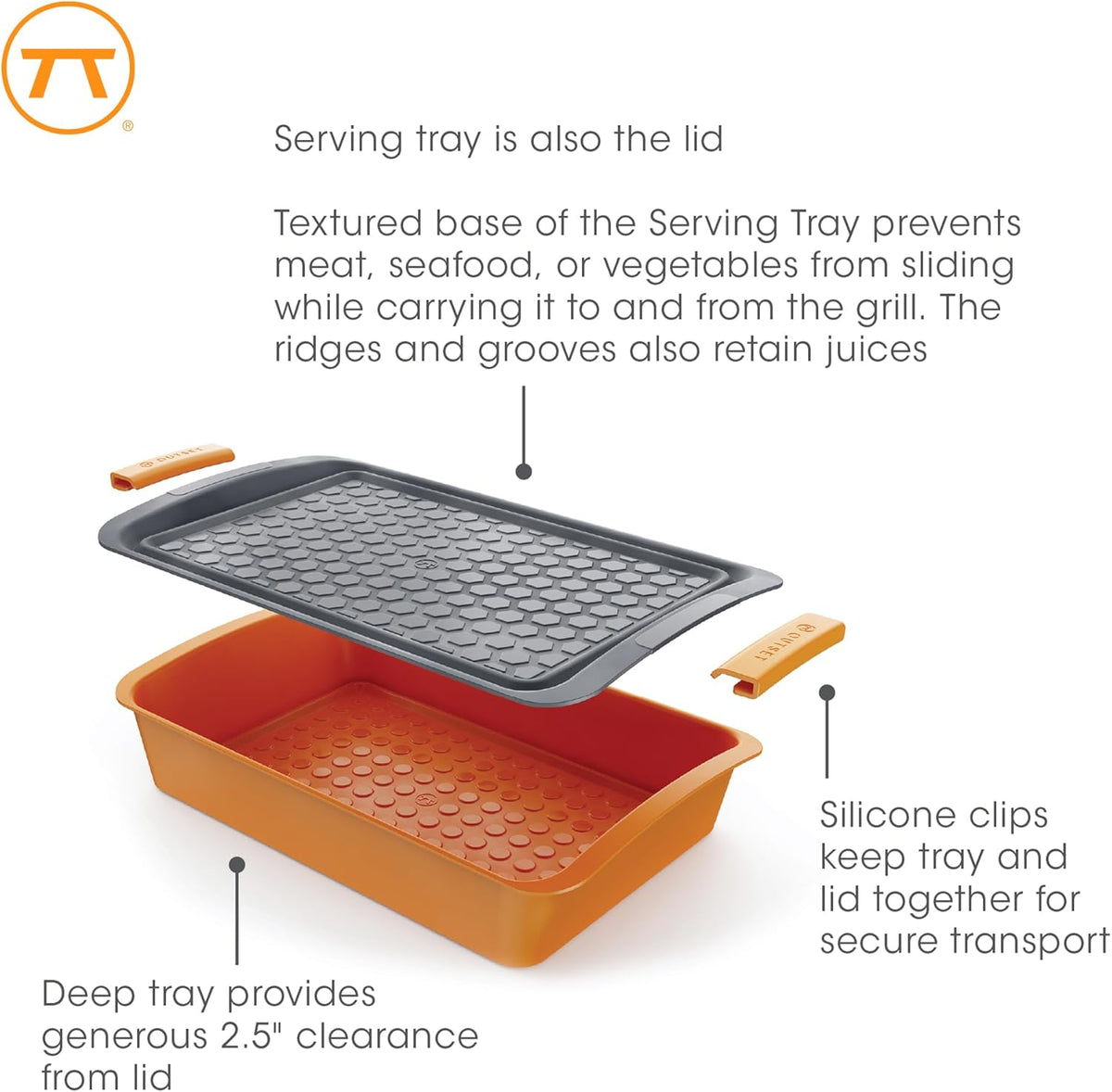 Outset Marinating Tub with Serving Tray